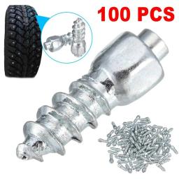 Picos de neve do parafuso do carboneto, parafusos prisioneiros do pneu, Anti-gelo para o carro, SUV, ATV, UTV, 12mm, 100 PCes - Image 3