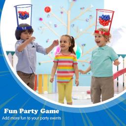 Conjunto de jogo de basquete para crianças e adultos, jogo de carnaval, bandana para atividades internas e externas, presente divertido - Image 6