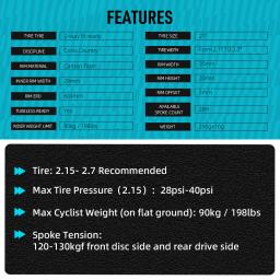 RYET Carbon MTB Rim, XC Mountain Bike Rodas, Jantes de ciclismo de bicicleta, Jantes Superlight, T1000, Largura 35mm, 28H, 29er, 24, 2024 - Image 5
