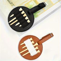 Estojo de couro para armazenamento de unhas de golfe ao ar livre, portátil, pendurado na cintura, multifuncional, opções de dupla face disponíveis - Image 4