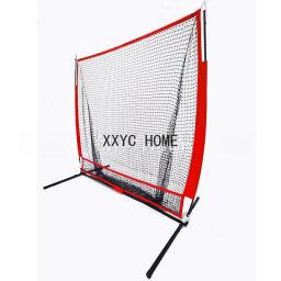 Rede De Prática De Softball De Beisebol Com Moldura, Batendo Pitching Batting, Catching Backstop Equipment, Zona De Strike De Treinamento, 5x5 Pé - Image 4