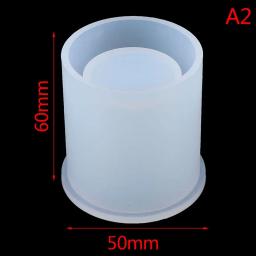 Resina epóxi moldes de concreto, molde da vela, molde do silicone, flor seca, resina artesanato decorativo, DIY armazenamento caneta titular molde - Image 6