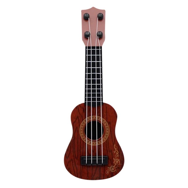 Guitarra Ukulele Clássica para Crianças, Guitarra Pequena, Ajustável, Educação Precoce, Material para Festa - Image 1