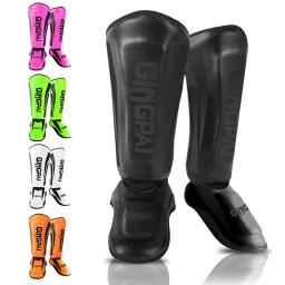 Caneleiras de boxe kickboxing muay thai artes marciais sanda wushu protetor de perna taekwondo guardas de tornozelo - Image 1