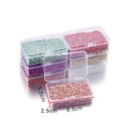 Pedras De Cor De Vidro Esmagado para DIY, Enchimento Irregular de Resina, Molde De Resina Epóxi, Fazer Jóias, Cristal Nail Art Decoração, 80g por Caixa - Image 3