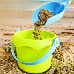 Conjunto de brinquedos de praia para crianças, bebê jogando em água e pá de areia, balde de praia, ferramenta de escavação de areia, balde de plástico, conjuntos de brinquedos de rega - Image 4