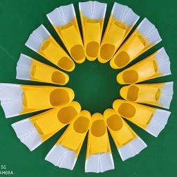 Nadadeiras de mergulho e natação de silicone, Nadadeiras duplas para adultos, Equipamento aquático, Novo design - Image 2