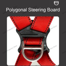 High Altitude Work Safety Harness, Cinto De Segurança De Corpo Inteiro De Cinco Pontos, Treinamento De Escalada Ao Ar Livre, Construção Proteger O Equipamento - Image 6