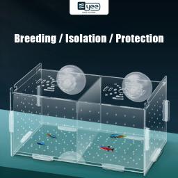 Caixa De Isolamento De Peixes De Acrílico, pequeno Fry Reprodução Caixa, acessórios de aquário, desova Sala De Chocagem, suprimentos Do Tanque De Peixes - Image 1