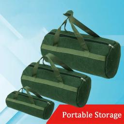 Bolsa de lona grossa para ferramentas, organizador de armazenamento, estojo portátil para eletricista, chave de fenda, alicate, ferramenta manual de reparo - Image 2