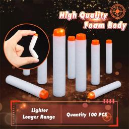 Recarga de Dardos para Nerf N Strike Elite 2.0 Series, Pack Balas Brilho nas Trevas, Compatível com Todos os Blasters Elite, Branco, 1000PCs - Image 3