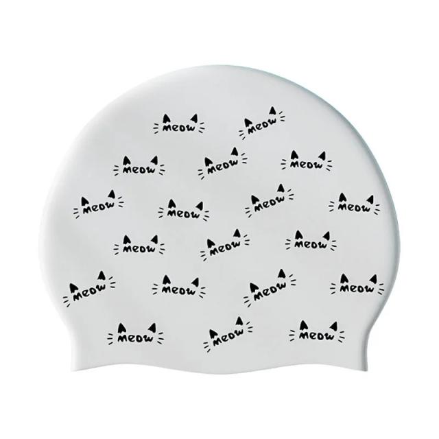 Cap de Silicone Impermeável para Natação Feminina, Estiloso e Confortável
