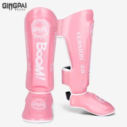 Muay Thai Leg Protector, Sanda lutando com os pés, Protetores de canela, Engrenagem de proteção de boxe engrossado - Image 6