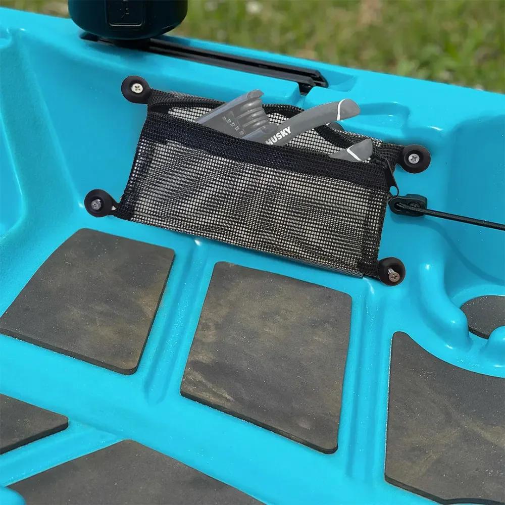 Kayak Low Profile Mesh Storage Bag, Bolsa lateral, Ferramenta e Combater, Organizador do barco, Suporte de pesca, Canoa Mesh Bag - Image 1