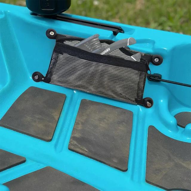 Bolsa de Armazenamento em Malha para Caiaque - Organizador Lateral para Ferramentas e Equipamentos de Pesca