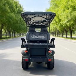 Carrinho de golfe elétrico de alto desempenho com bateria de lítio 72v 3 fileiras 6 assentos 110v/220v carrinho de golfe elétrico - Image 3