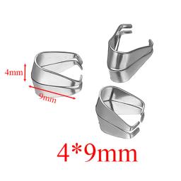 Aço inoxidável Clip Fechos para Fazer Jóias, Pingentes Encantos, Fivela Ganchos, Conectores Colar, Fecho Toggle, Presente DIY, 50Pcs - Image 4