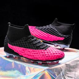 Sapatos de Futebol de Treinamento Profissional para Crianças, TF AG Botas, Chuteiras Masculinas, Tênis Infantis, Turf, Futsal, Meninos - Image 4