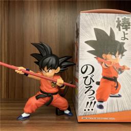 Naa anime dragon ball z son goku criança cenas clássicas figura de ação pvc dbz goku batalha piccolo vegeta mestre roshi modelo brinquedo 12cm - Image 1