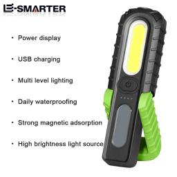 Lanterna LED portátil alta brilhante, COB Car Repair, luz magnética, caminhadas ao ar livre, camping, iluminação de emergência, lâmpada de trabalho com gancho - Image 6