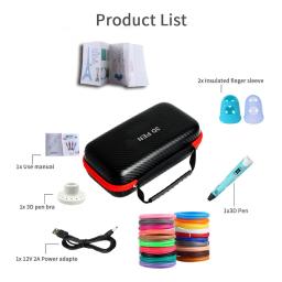 Caneta Impressora 3D com Tela LCD para Crianças, Crianças Desenhando Canetas, Filamento PLA, Impressão, Aniversário, Presente de Natal, DIY, 1,75mm - Image 2