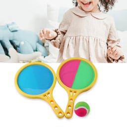 Mini Paddle Balls Jogo Raquete Set Brinquedos De Praia Toss Balls Disc Paddle Tennis - Image 3