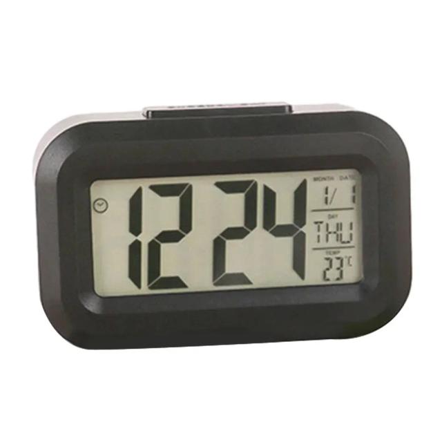 Despertadores LED Digitais com Luz de Fundo, Snooze e Calendário para Casa e Escritório