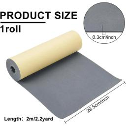 Auto-adesivo Rolo de Espuma EVA para Proteção de Móveis, Gap Filling, Trajes e Outros Projetos Artesanais, Grosso, 35.7x11.8 ", 3mm - Image 2