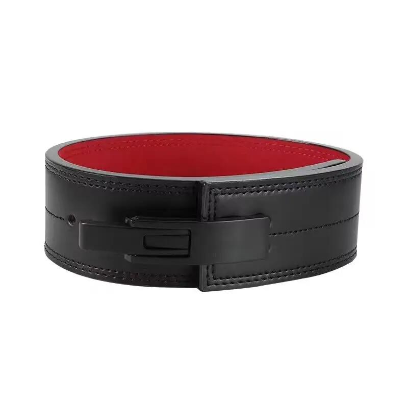 Cinto De Ginástica De Couro Para Halterofilismo, Suporte Inferior Para Costas, Powerlifting, Cinto De Alavanca De Agachamento - Image 1