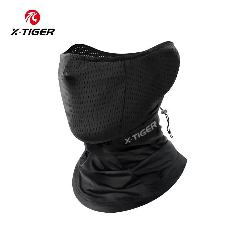X-TIGER máscara facial anti-suor respirável correndo ciclismo cachecol bandana anti-uv gelo seda mountain bike esportes equipamento bandana - Image 1