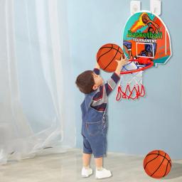 Mini kit de basquete com bomba de bola para crianças, objetivo do basquete, jogo indoor, brinquedo para piscina, 3 pcs set - Image 5