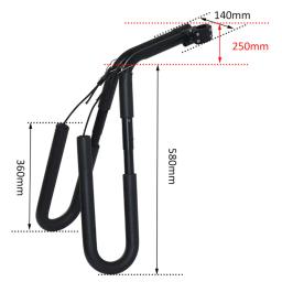 Suporte de prancha de surf para wakede bicicleta, acessório ideal para poste para assento, para scooter e motocicleta - Image 6