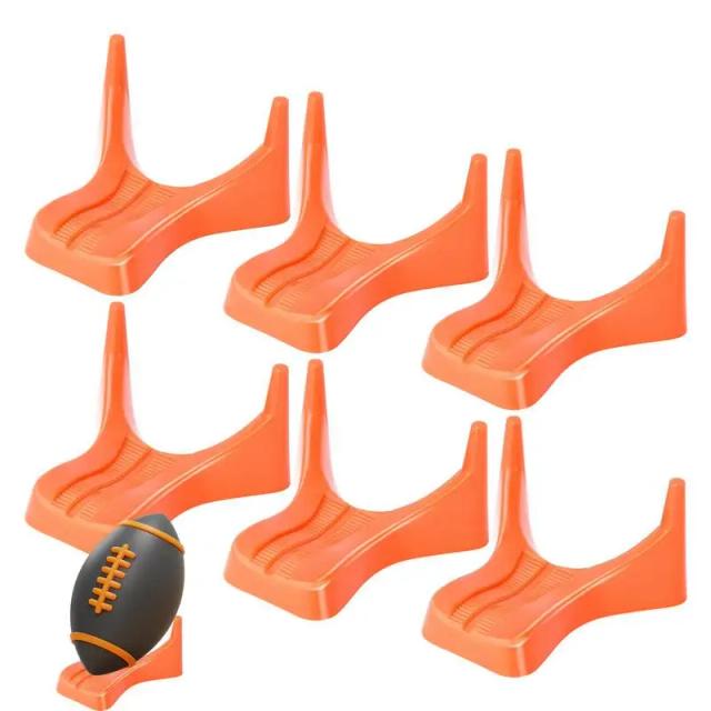 Suporte Empilhável Compacto para Futebol - Kit Portátil com 6 Peças para Bola e Tee de Futebol Americano
