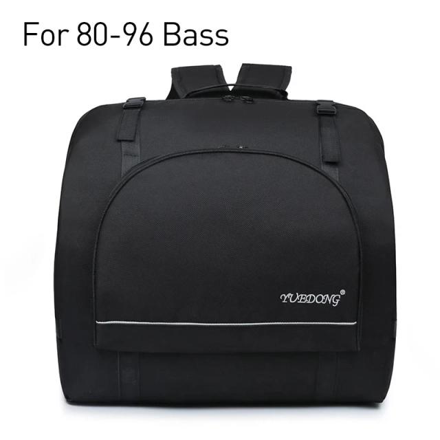 Bolsa de Viagem Preta para Acordeão de Nylon - Acessórios para Teclado e Squeeze Box (60, 80, 96, 120 baixos)