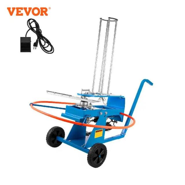 Máquina de Armadilha Eletrônica VEVOR com Rodas para Pássaros - Lançador Automático de Argila com Capacidade para 50 Discos