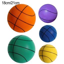 Espuma silenciosa de basquete para crianças, bola de esportes indoor, brinquedos mudos ao ar livre, salto silencioso, bebê, 21 cm, 18cm, 1pc - Image 1