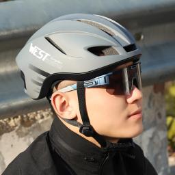 Bicicleta OCIDENTAL-Capacete Aero de Ciclismo para Homens e Mulheres, Multicolor, Tampas de Segurança Aerodinâmica, MTB, Enduro, Road Bike, Integrado, Leve - Image 3