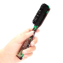 Double-Sided Escova de limpeza do cabelo, óleo cabeça pente, barba forma, dupla utilização pentes, barbeiro profissional, cabelo quebrado, acessórios - Image 3