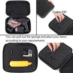 EVA Canvas Storage Bag com esponja DIY, Ferramenta Case para Kit de Ferramentas de Broca, Travel Zipper Bag, Fone de ouvido, Drone, Hard Drive Acessórios - Image 2