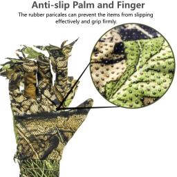 Ghillie camuflagem máscara, chapéu frondoso, 3d máscara facial completa, camo peru, acessórios de caça - Image 6