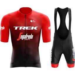 Conjunto de roupas masculinas de ciclismo, roupa esportiva, jaqueta, traje gel Sportswear, roupas, calças, uniforme de bicicleta de estrada TREK - Image 6