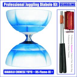 Yoyo Toys Professional Diabolos Set, Embalagem Saco De Corda, Chinês Flame-III, 3 Rolamentos, Nova Chegada - Image 2
