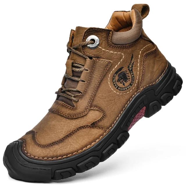 Botas de Alpinismo de Couro Impermeável: Resistência e Conforto para Inverno e Aventura Outdoor