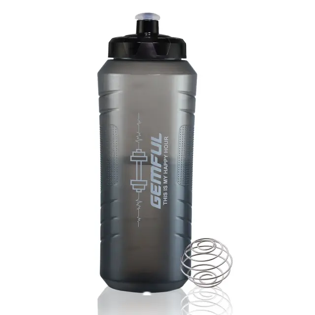 Garrafas de Água Esportiva Sem BPA Com Shaker Cup e Quick Squeeze de 32oz para Hidratação na Academia