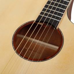 IRIN-Violão Acústico e Folk com Saco, Painel de Madeira Spruce, Cordas Capo, Peças e Acessórios de Guitarra, 41 £, 6 Cordas - Image 4