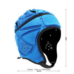 Ajustável Rugby Capacete para Crianças e Adultos, Protetor de Cabeça, EVA Anti-Colisão Cap, Goleiro De Futebol, Goleiro Chapelaria, Segurança - Image 2