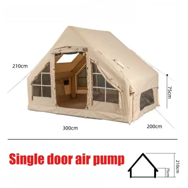 AirTent Pro Barraca Inflável Abertura Automática Rápida Resistente à Chuva e Sol