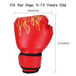 Luva protetora de couro para crianças, luvas Kickboxing, treinamento de perfuração, esportes Sanda, muay thai, mma - Image 6