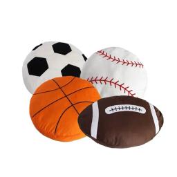 1pc macio de pelúcia sofá almofada almofadas de esportes almofada para sala de estar decoração de casa criativa basquete futebol-em forma de presentes almofada - Image 3