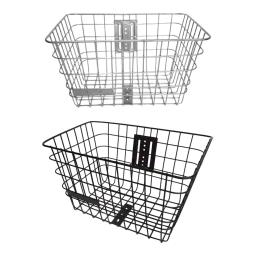 Cesta de bicicleta elétrica decoração frontal transportando cesta de bicicleta para homens mulheres bicicletas de estrada de montanha casa pátio equitação ciclismo - Image 2